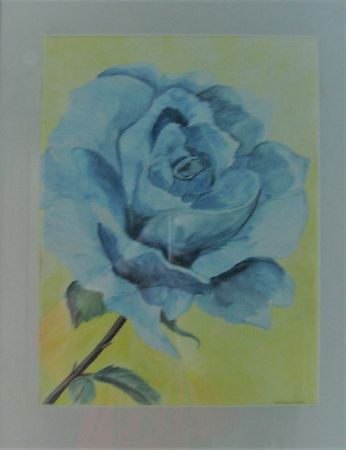 Rose in Blau (Privatbesitz)