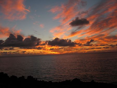 Sonnenuntergang auf La Palma