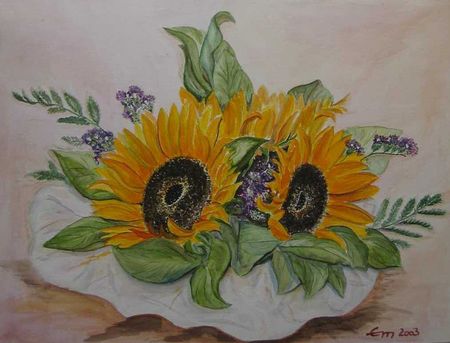 Sonnenblumen für Evi und Mark