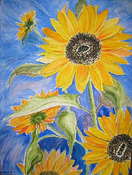 Sonnenblumen für Eberhard